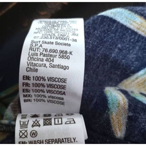 ROXY NAVY BLUE FLORAL COLD SHOULDER DRESS SZ.M EUC. - Picture 9 of 10